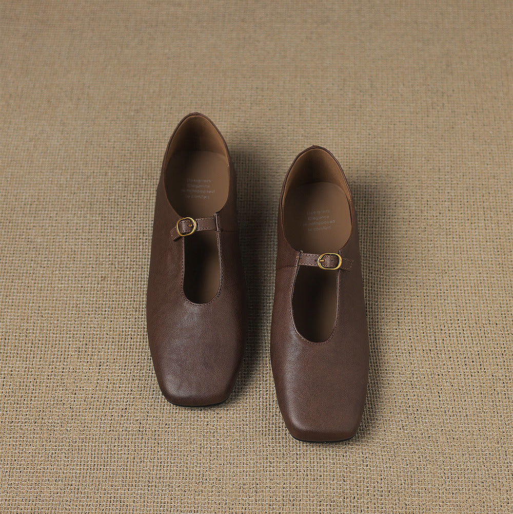 Mila | Flache Spangenschuhe
