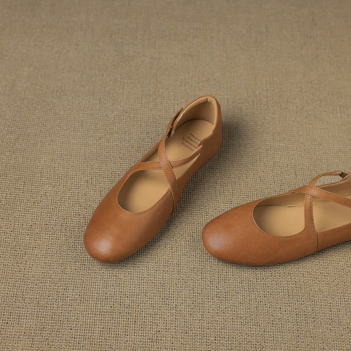 Antje | Kreuzriemen-Ballerinas