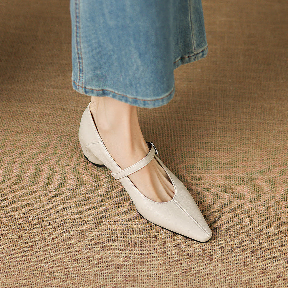 Jutta | Spitze Spangenpumps