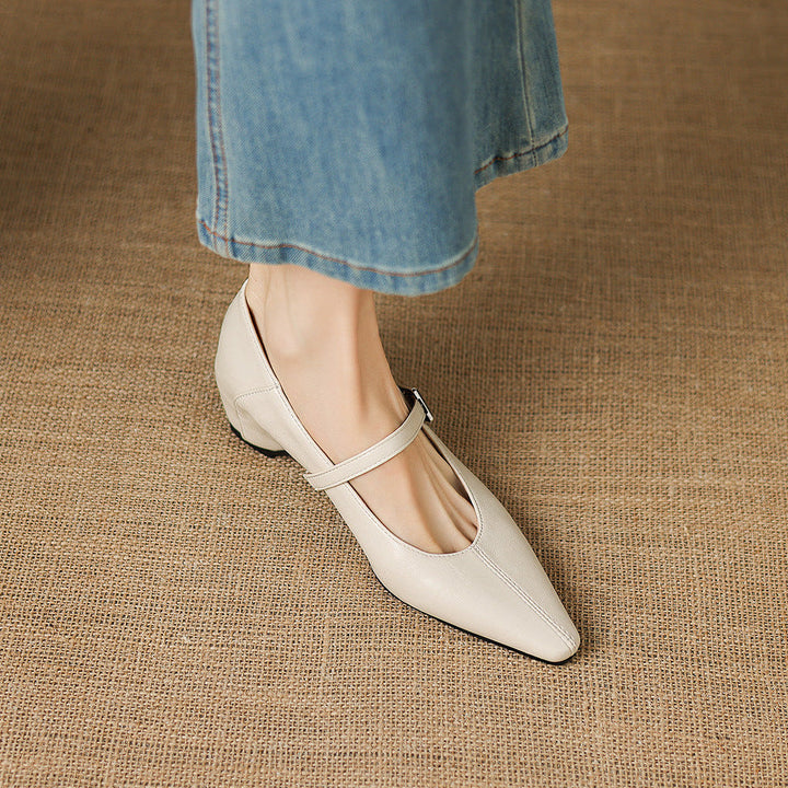 Jutta | Spitze Spangenpumps