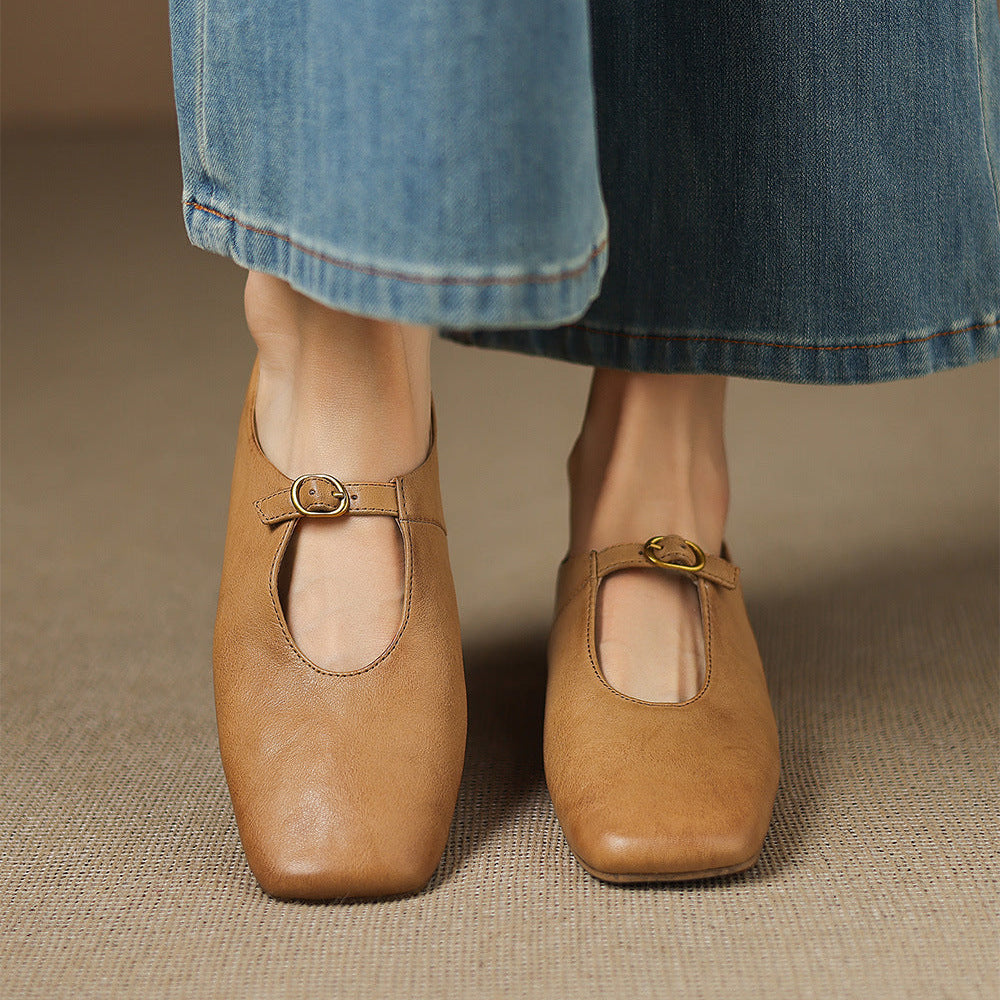 Mila | Flache Spangenschuhe