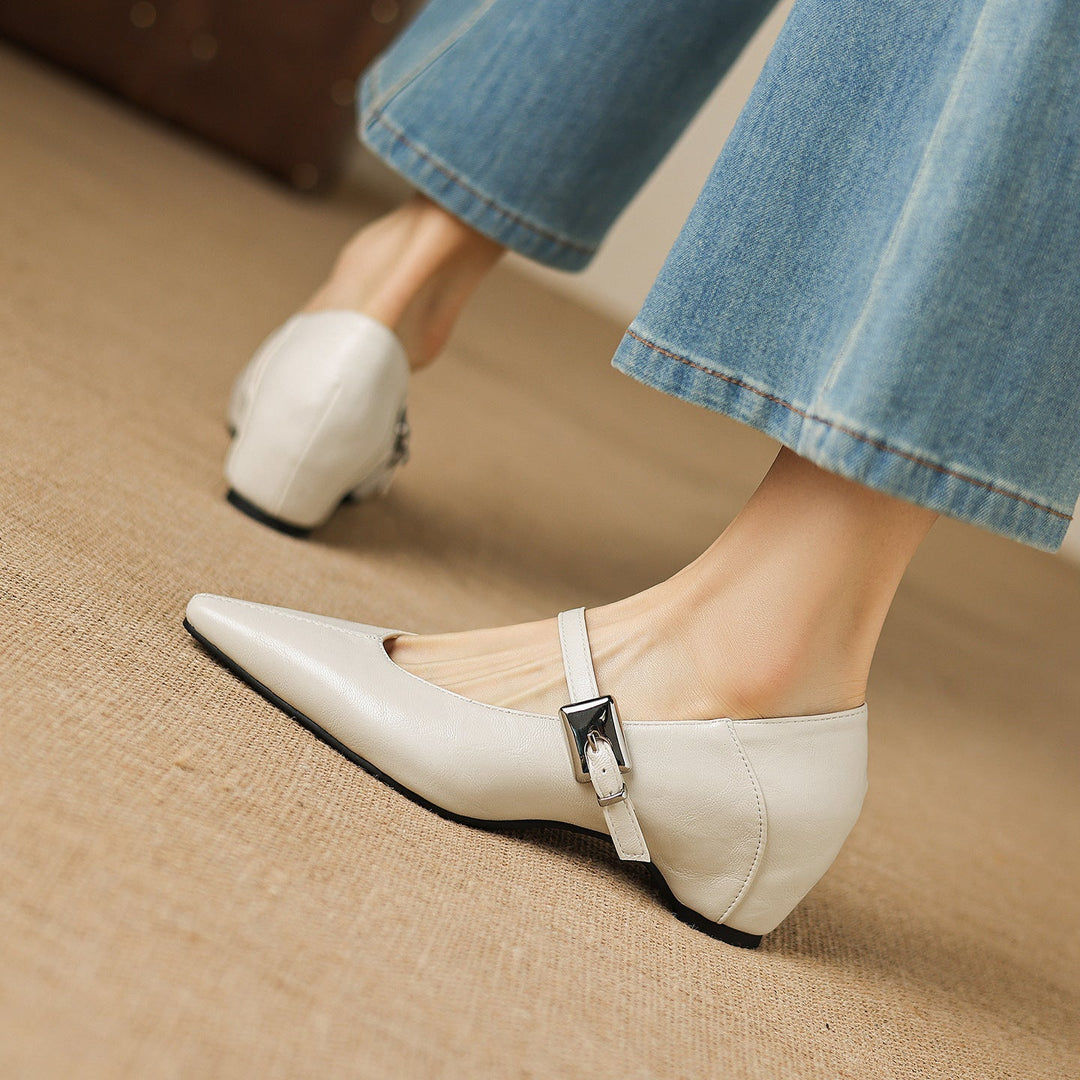 Jutta | Spitze Spangenpumps