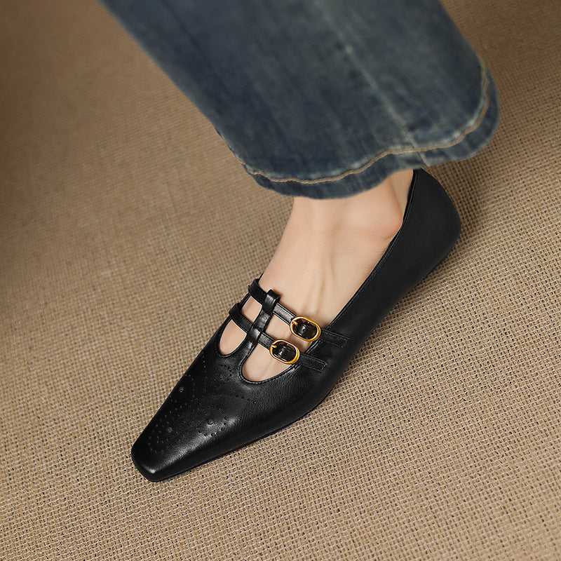 Maren | Brogue-Ballerinas