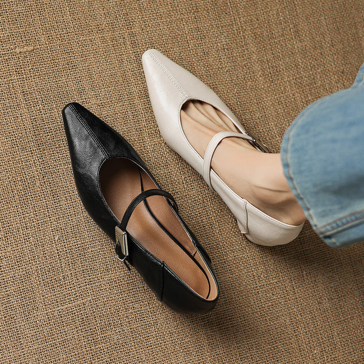 Jutta | Spitze Spangenpumps