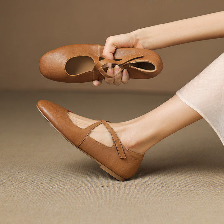 Antje | Kreuzriemen-Ballerinas
