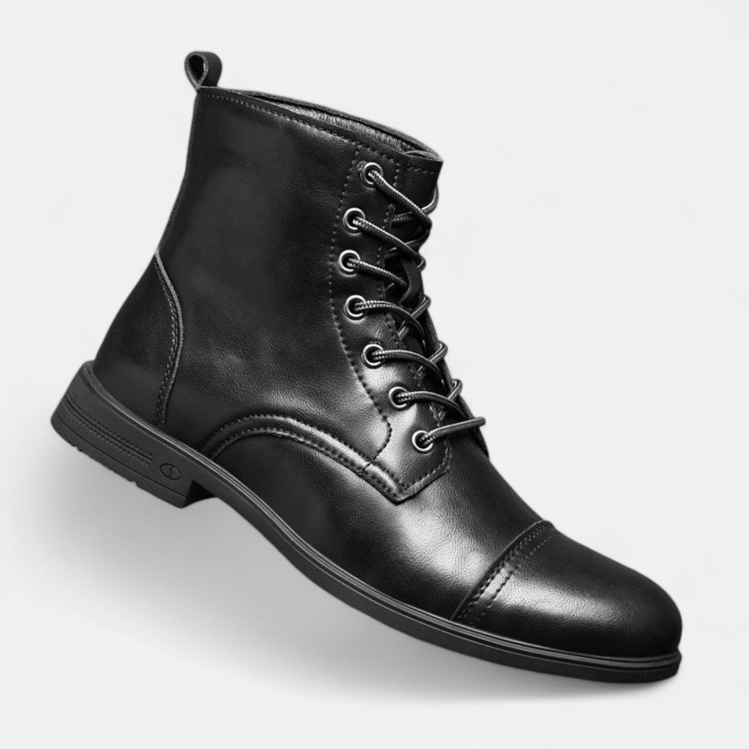 Waltherhaus präsentiert: Elias™ | Stilvolle Herrenstiefel aus hochwertigem Kunstleder