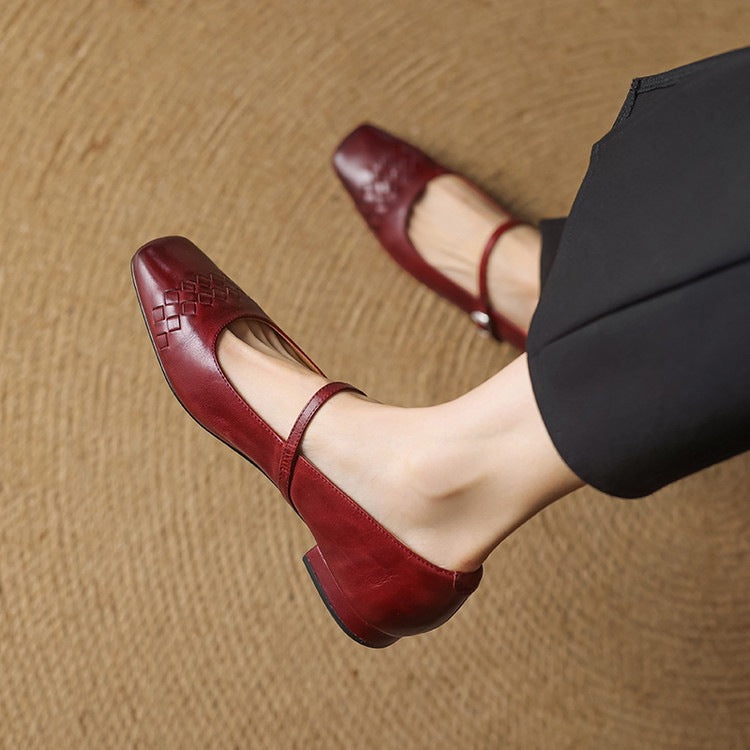 Romy | Geflochtene Ballerinas