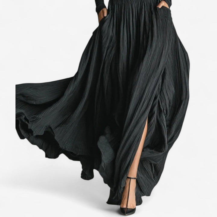 Renate | Schwingendes Maxikleid