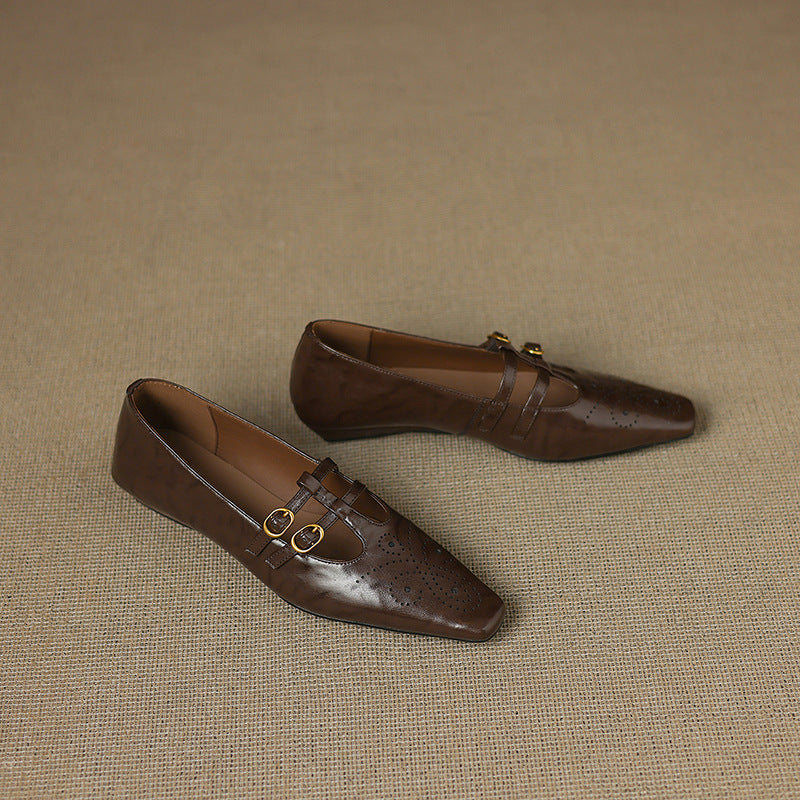 Maren | Brogue-Ballerinas