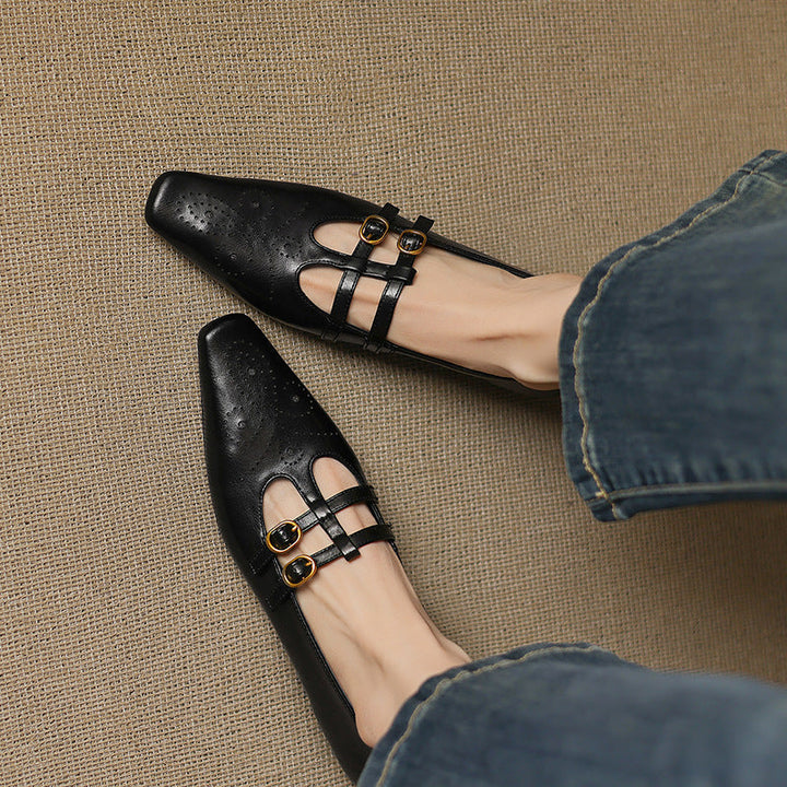 Maren | Brogue-Ballerinas