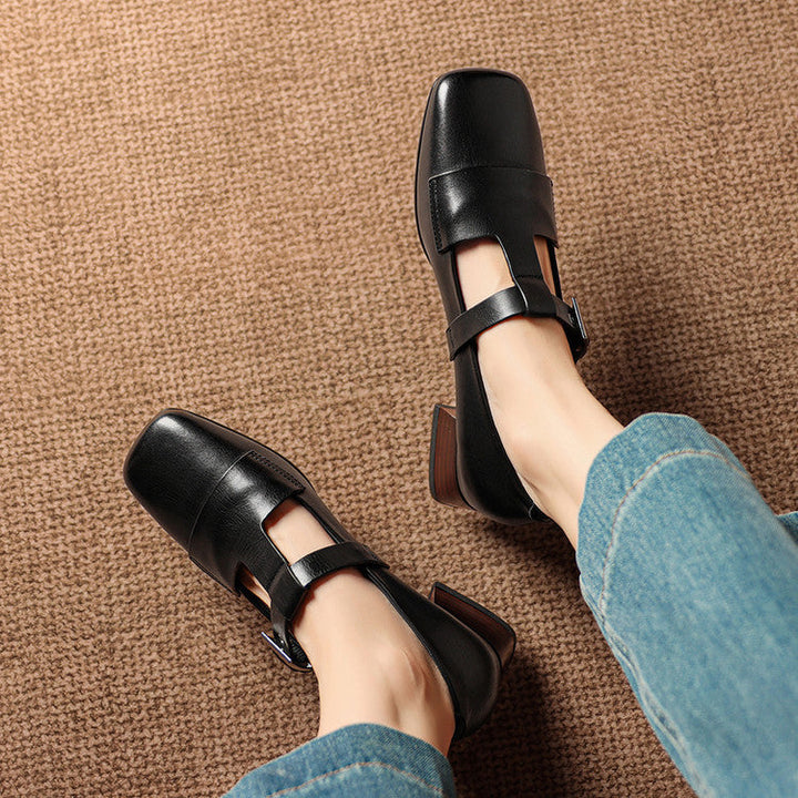 Edda | Spangenschuhe mit Absatz