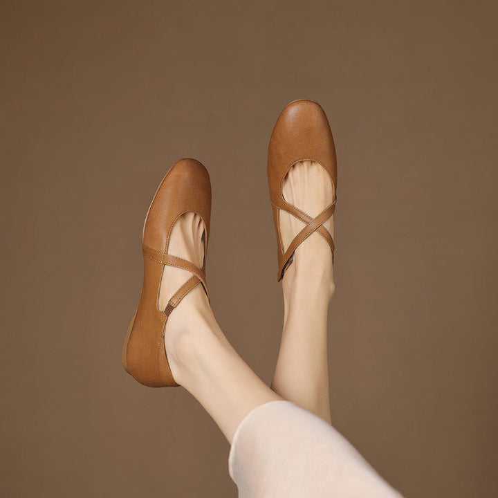 Antje | Kreuzriemen-Ballerinas