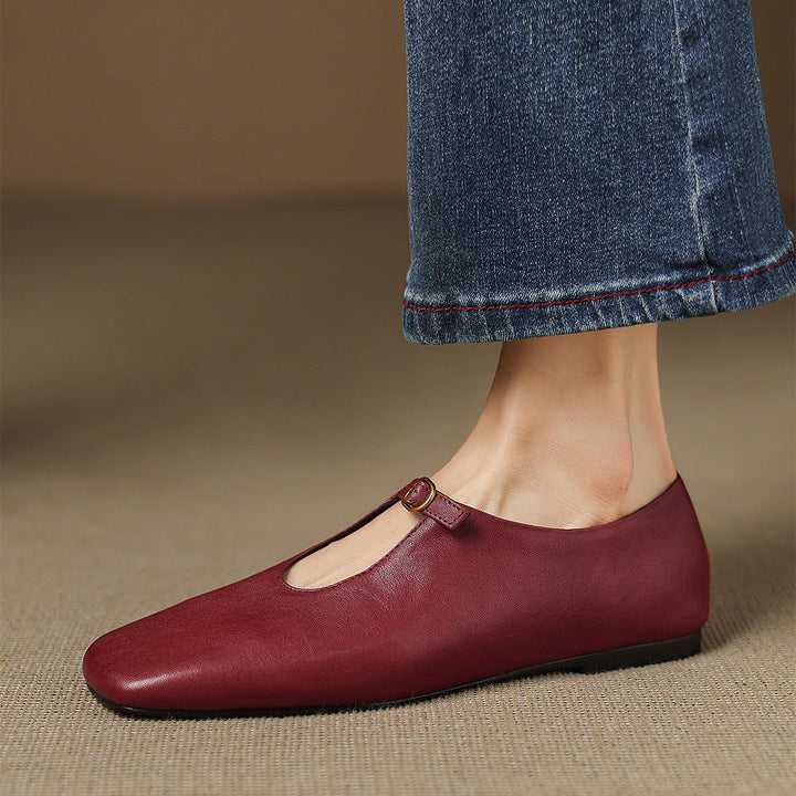 Mila | Flache Spangenschuhe