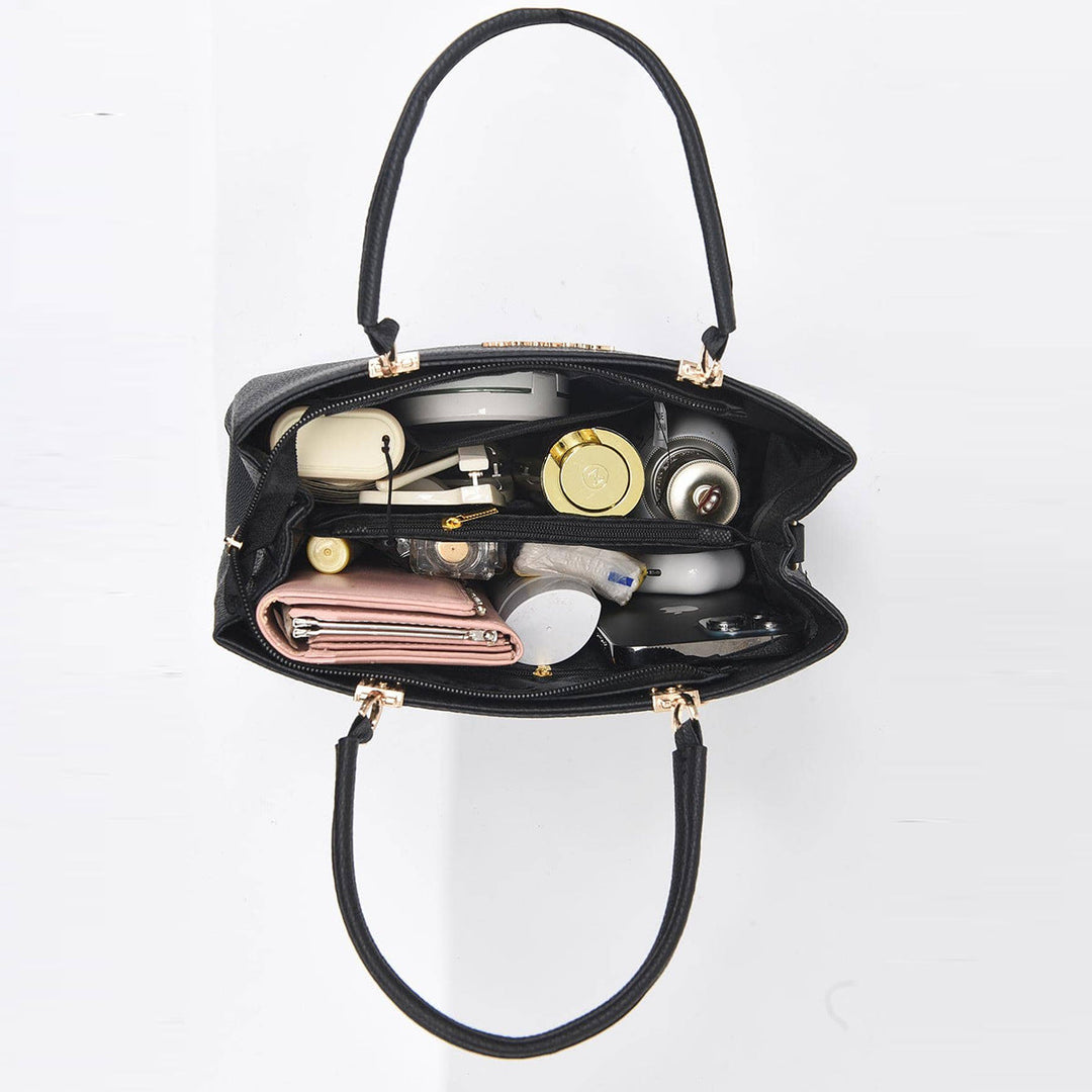 Mittelgroße Handtasche, Beerenrosa