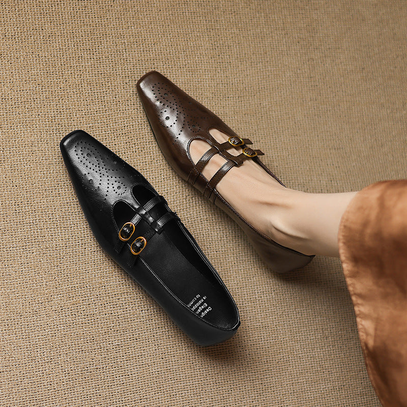 Maren | Brogue-Ballerinas