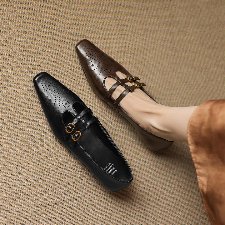 Maren | Brogue-Ballerinas