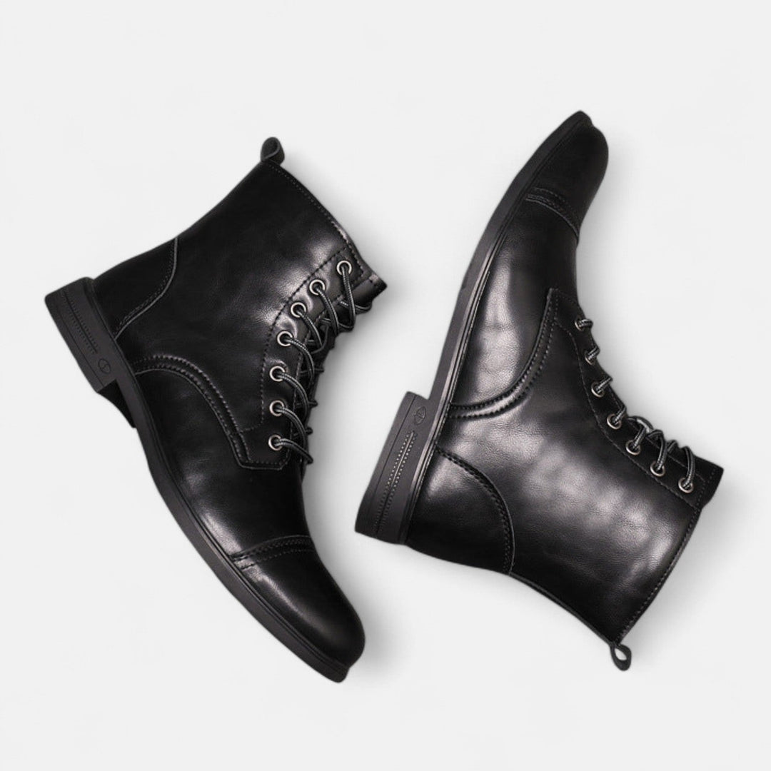 Waltherhaus präsentiert: Elias™ | Stilvolle Herrenstiefel aus hochwertigem Kunstleder