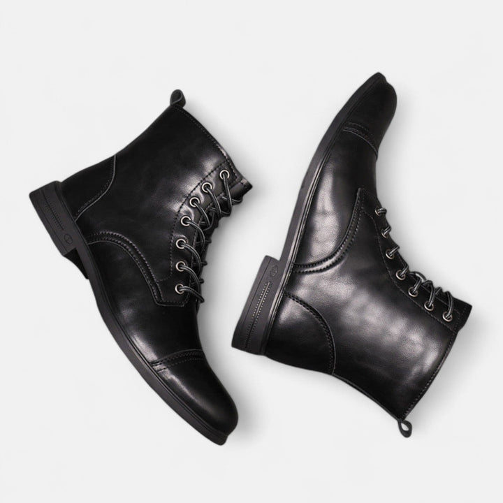 Waltherhaus präsentiert: Elias™ | Stilvolle Herrenstiefel aus hochwertigem Kunstleder