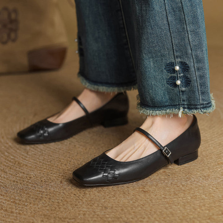 Romy | Geflochtene Ballerinas