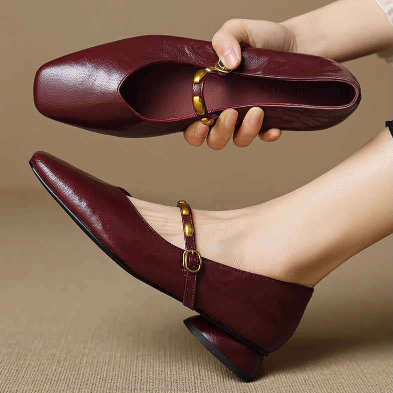 Ronja | Nieten-Spangenschuhe