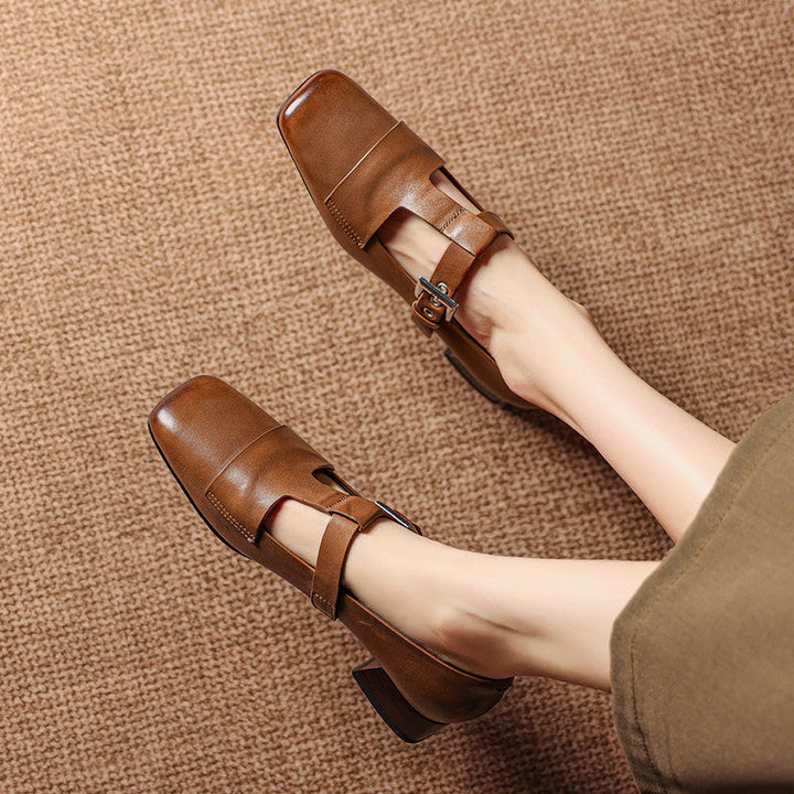 Edda | Spangenschuhe mit Absatz