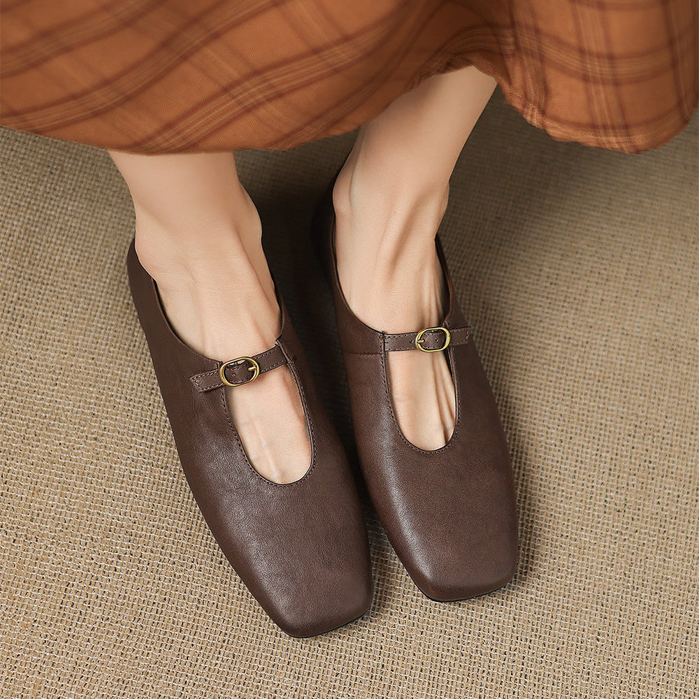 Mila | Flache Spangenschuhe