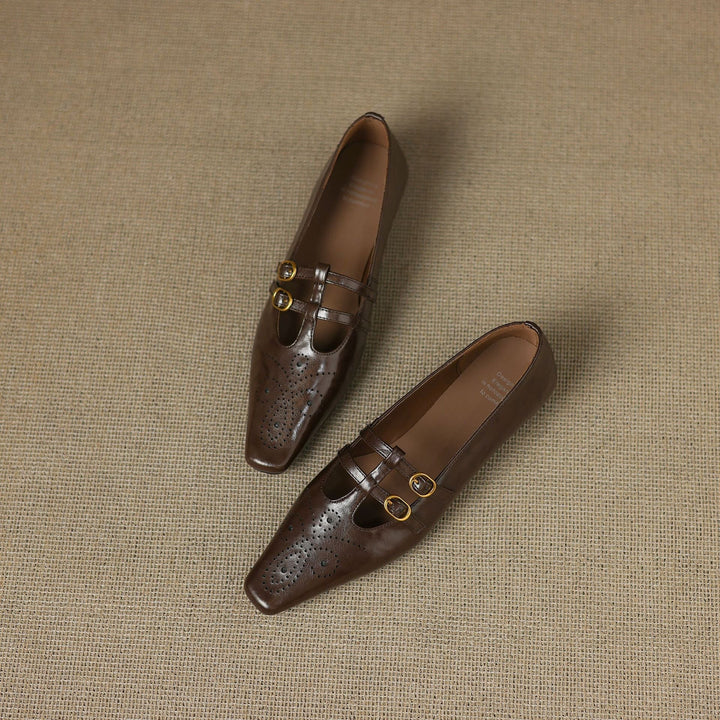 Maren | Brogue-Ballerinas