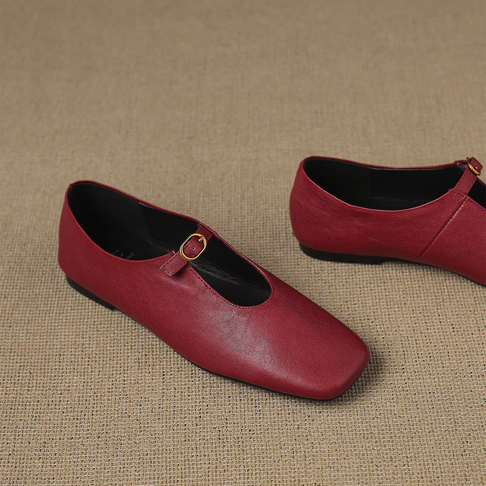 Mila | Flache Spangenschuhe