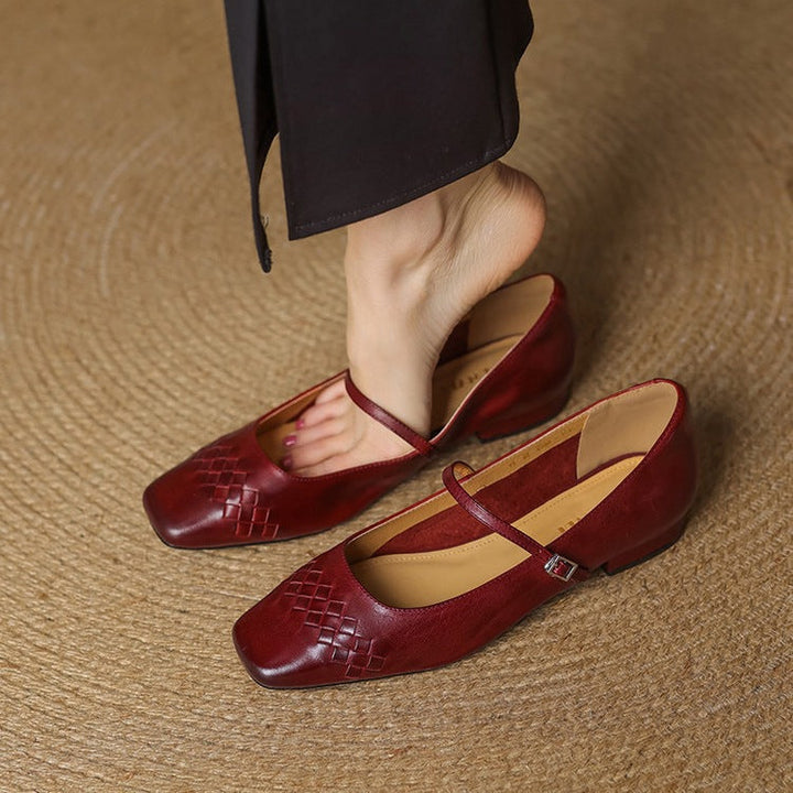 Romy | Geflochtene Ballerinas