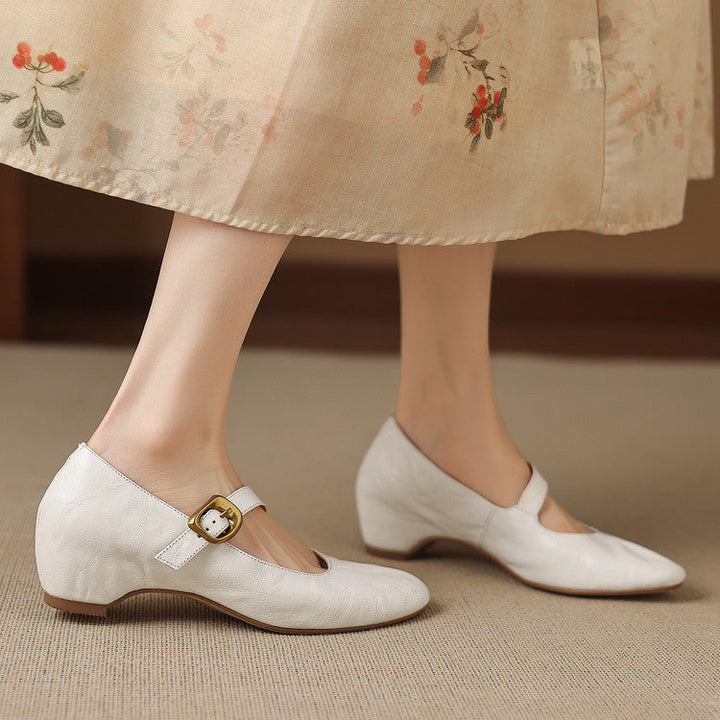 Lene | Runde Spangenschuhe