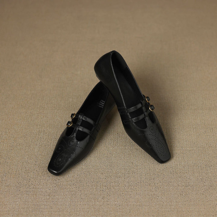 Maren | Brogue-Ballerinas