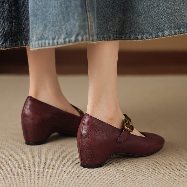 Lene | Runde Spangenschuhe