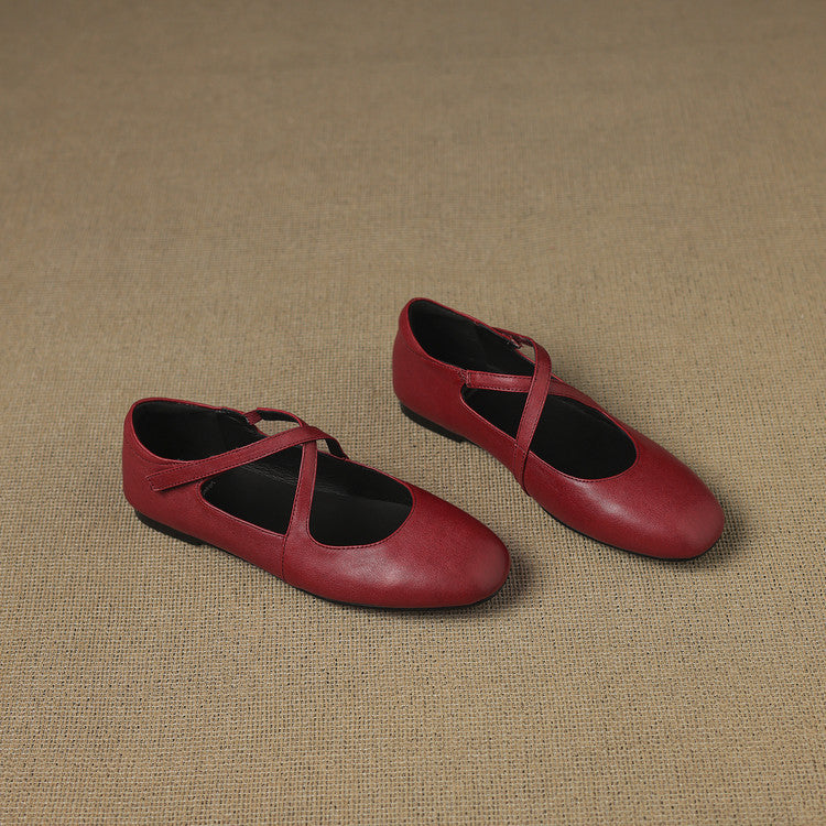 Antje | Kreuzriemen-Ballerinas