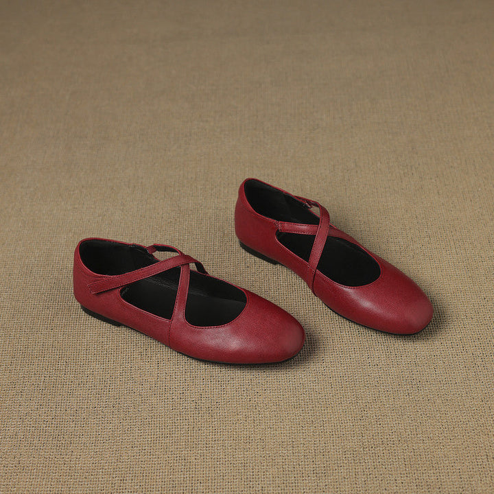 Antje | Kreuzriemen-Ballerinas
