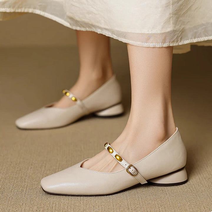 Ronja | Nieten-Spangenschuhe