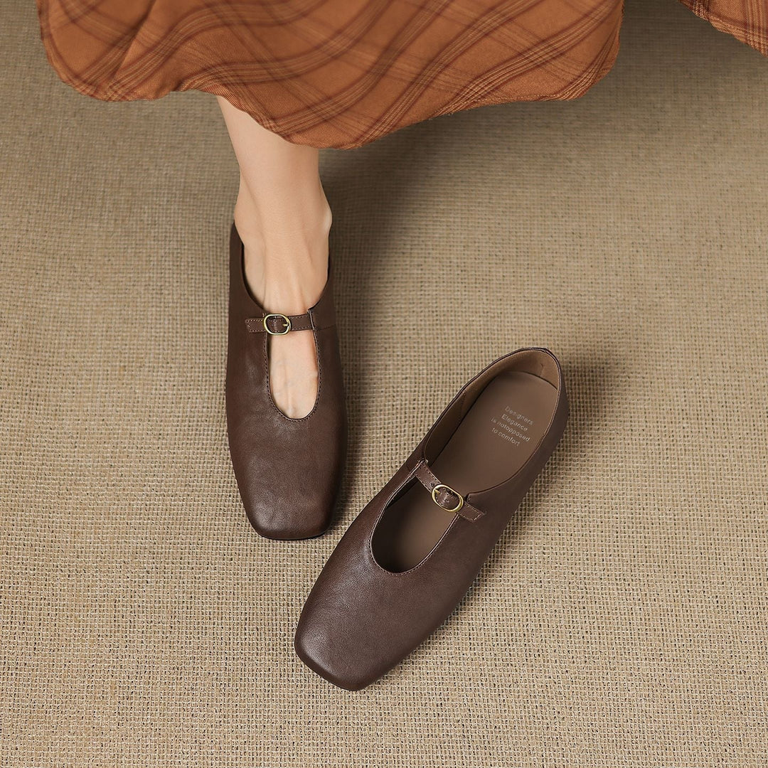 Mila | Flache Spangenschuhe