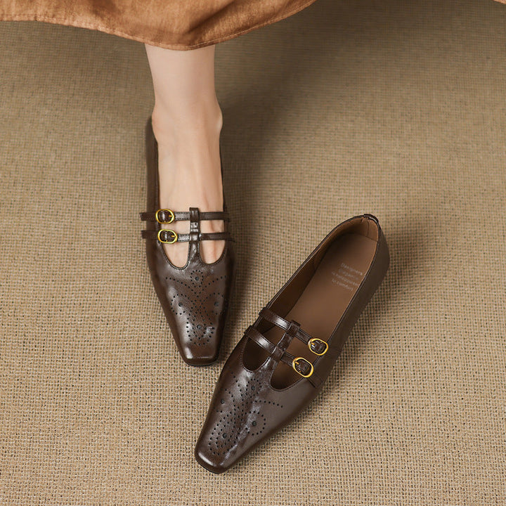 Maren | Brogue-Ballerinas