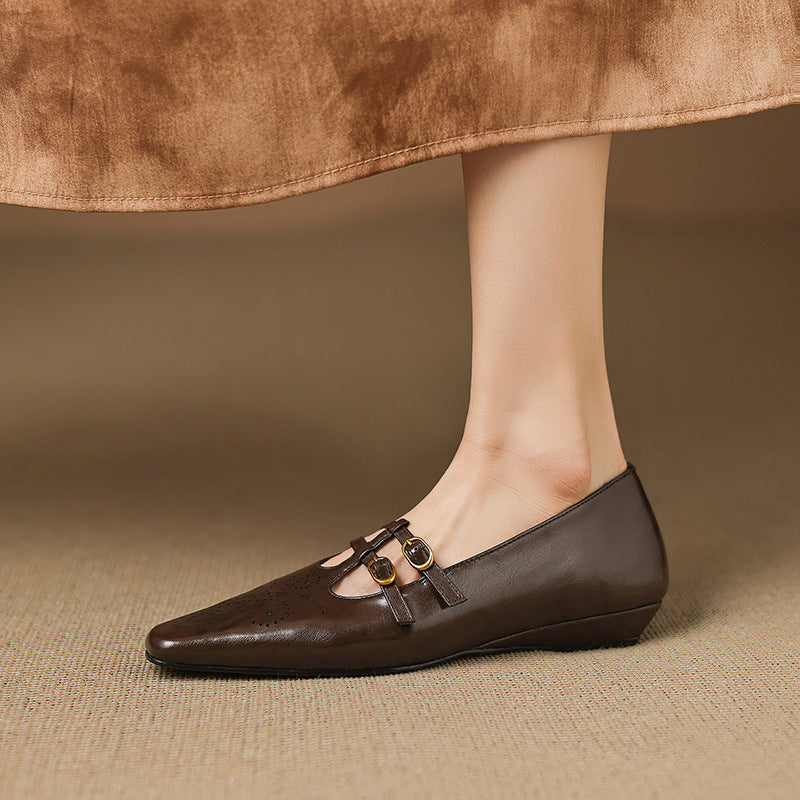 Maren | Brogue-Ballerinas