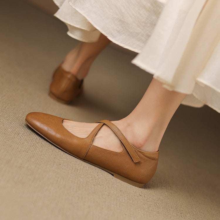 Antje | Kreuzriemen-Ballerinas