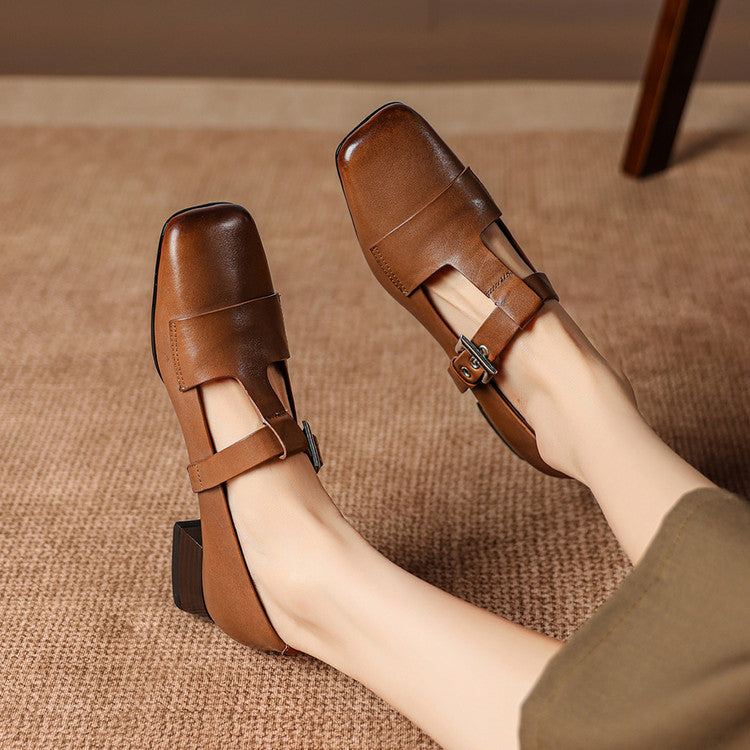 Edda | Spangenschuhe mit Absatz