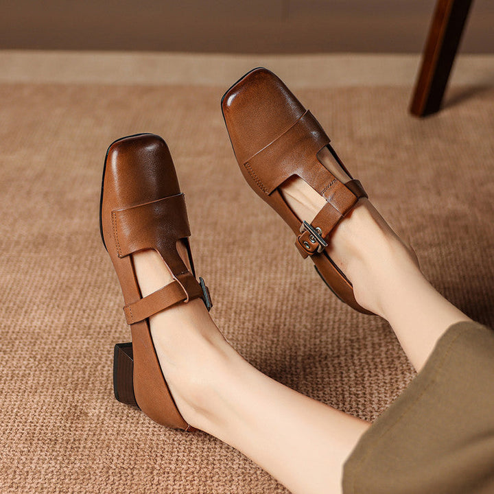 Edda | Spangenschuhe mit Absatz