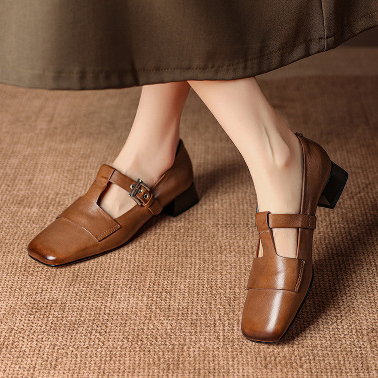 Edda | Spangenschuhe mit Absatz