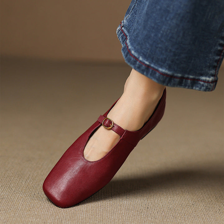 Mila | Flache Spangenschuhe