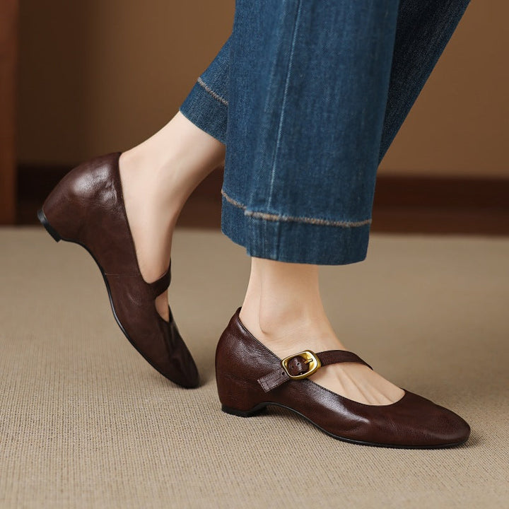 Lene | Runde Spangenschuhe