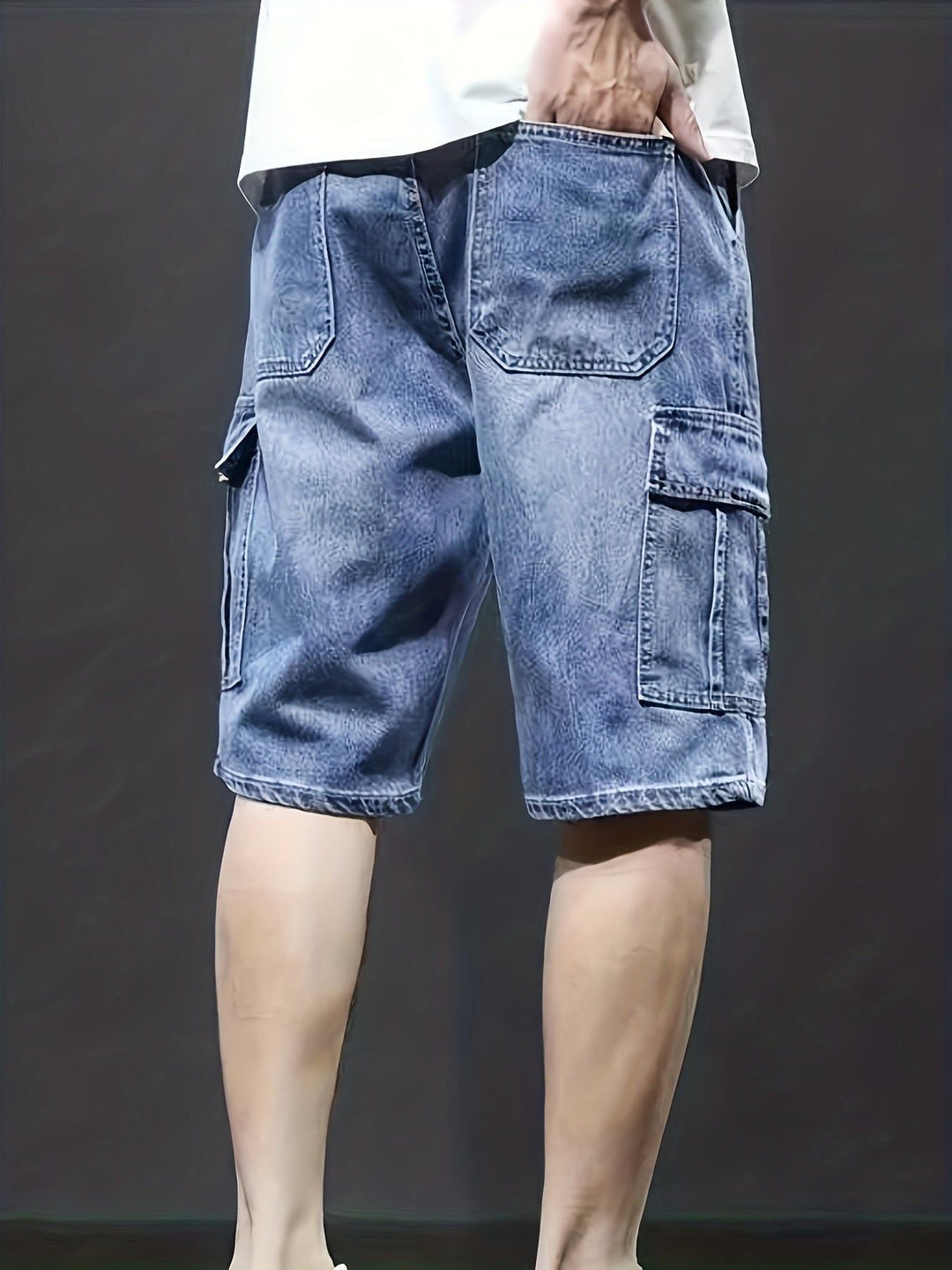 Roley | Cargo Denim Shorts