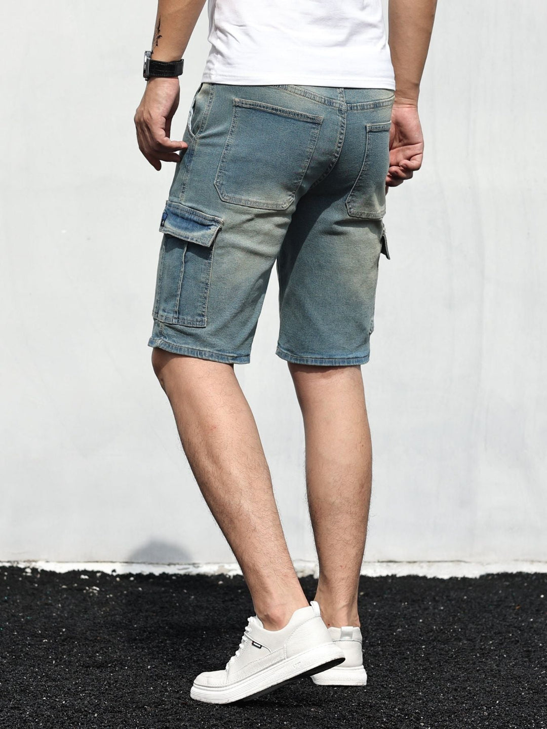 Roley | Cargo Denim Shorts