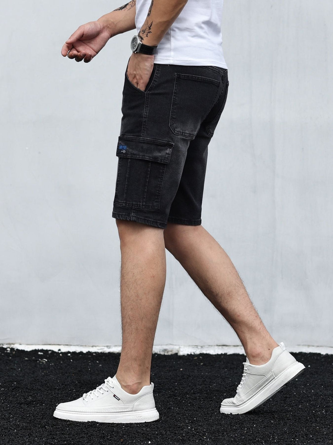 Roley | Cargo Denim Shorts