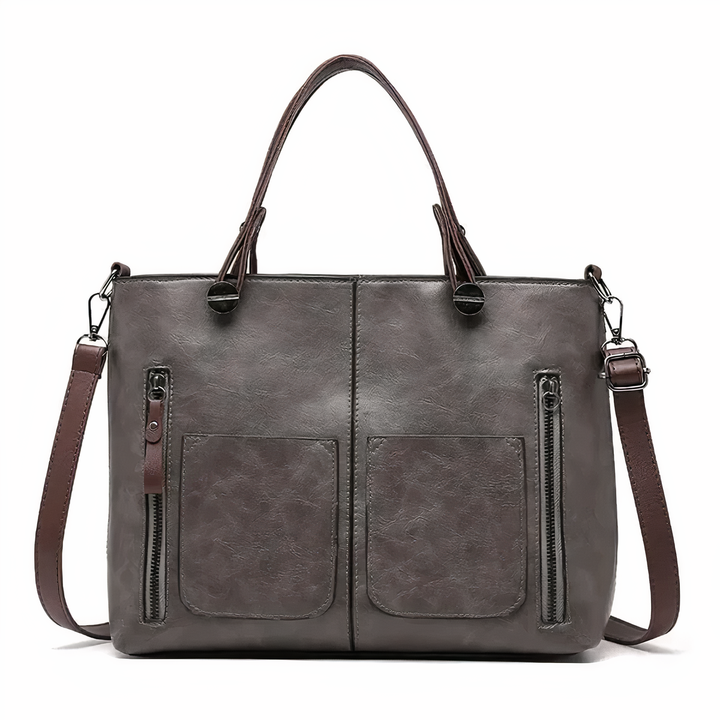 Nancy - Zeitlose Eleganz Leder Schultertasche