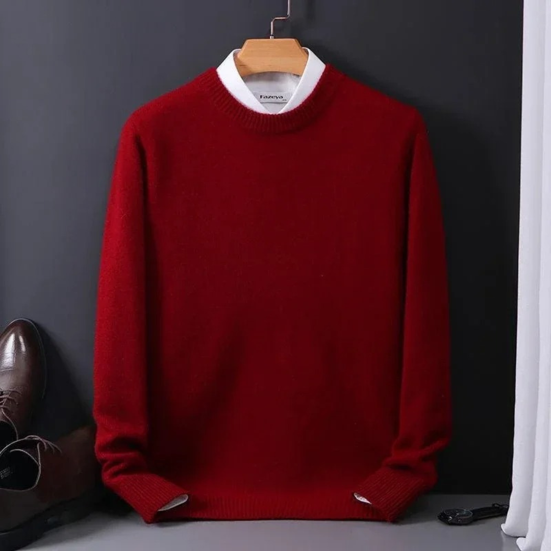 Emil | Komfortabler Rundhalspullover im modernen Look