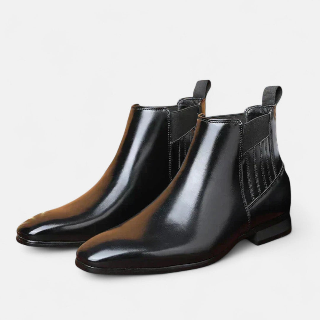 Waltherhaus | Stilvolle Herren-Stiefeletten aus hochwertigem Kunstleder – Leon's Favorit!
